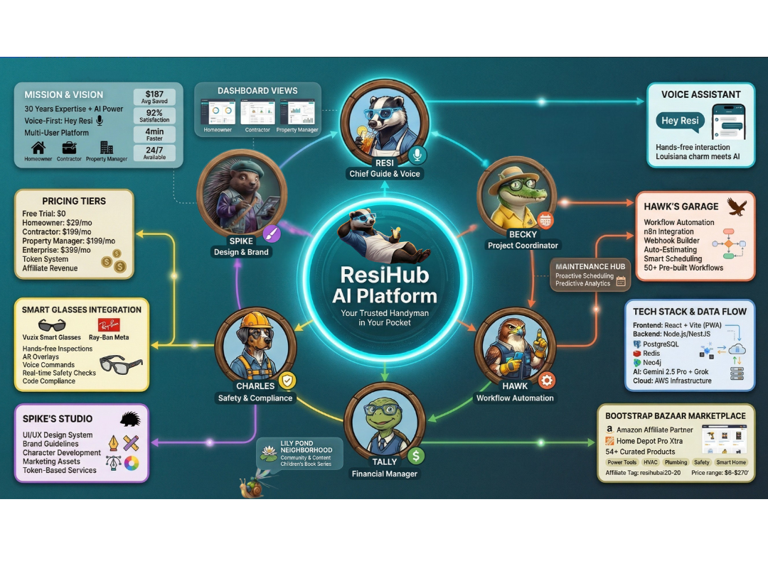 ResiHub Ecosystem Infographic